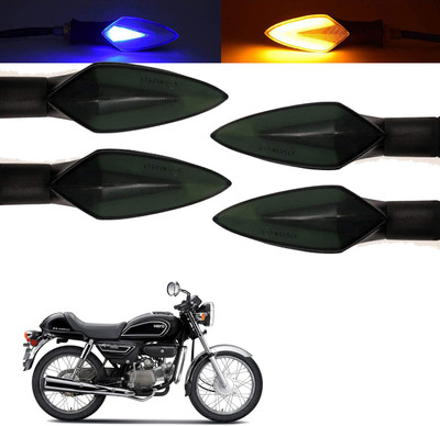 Vagary Front, Rear, Side LED Indicator Light for Hero Universal For Bike(Blue, Yellow)