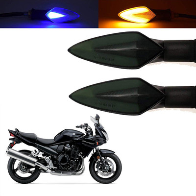 Vagary Front, Rear, Side LED Indicator Light for Suzuki Bandit(Blue, Yellow)