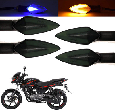 Vagary Front, Rear, Side LED Indicator Light for Bajaj Pulsar 150(Blue, Yellow)