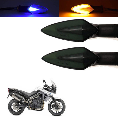 Vagary Front, Rear, Side LED Indicator Light for Suzuki Universal For Bike(Blue, Yellow)