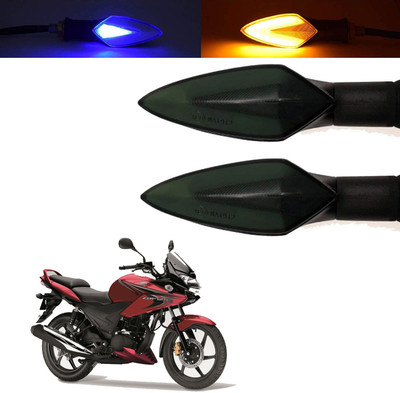 Vagary Front, Rear, Side LED Indicator Light for Honda CBF 125(Blue, Yellow)