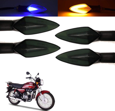 Vagary Front, Rear, Side LED Indicator Light for Honda CD Dawn(Blue, Yellow)