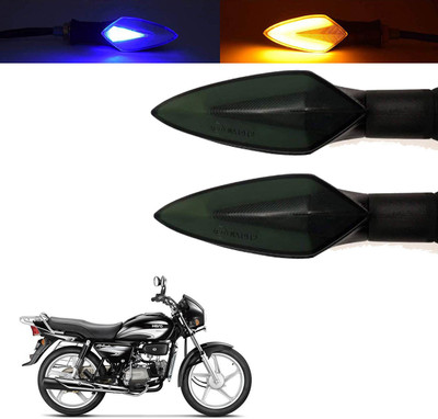 Vagary Front, Rear, Side LED Indicator Light for Hero Splendor Plus(Blue, Yellow)
