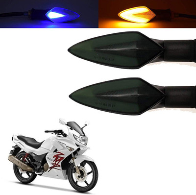 Vagary Front, Rear, Side LED Indicator Light for Hero Karizma(Blue, Yellow)