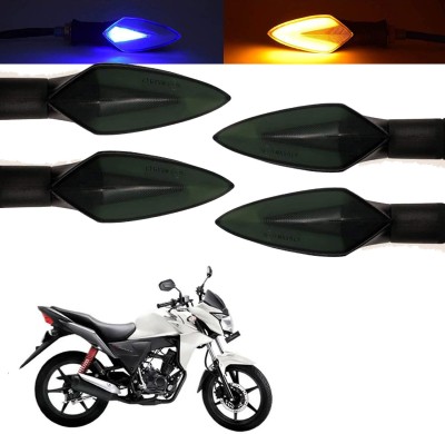 Vagary Front, Rear, Side LED Indicator Light for Honda CB Twister(Blue, Yellow)