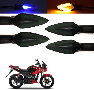 Vagary Front, Rear, Side LED Indicator Light for Honda CBF Stunner(Blue, Yellow)