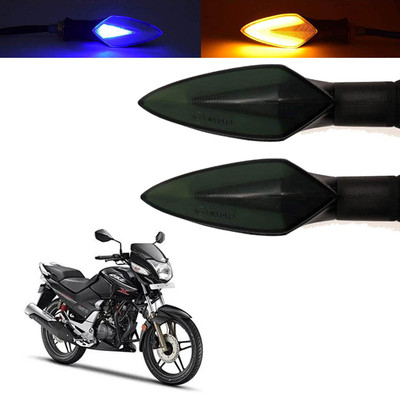 Vagary Front, Rear, Side LED Indicator Light for Hero CBZ Xtreme(Blue, Yellow)