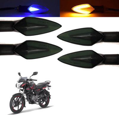 Vagary Front, Rear, Side LED Indicator Light for Bajaj Pulsar 135 LS(Blue, Yellow)