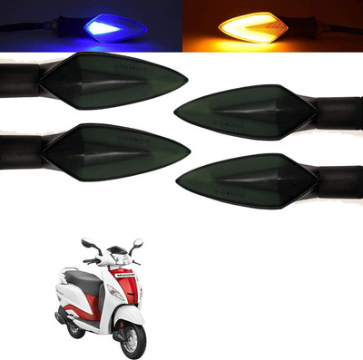 Vagary Front, Rear, Side LED Indicator Light for Hero Maestro(Blue, Yellow)