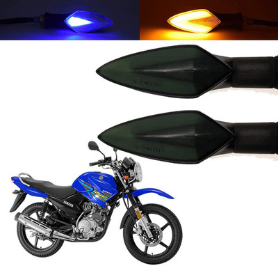 Vagary Front, Rear, Side LED Indicator Light for Yamaha YBR 125(Blue, Yellow)