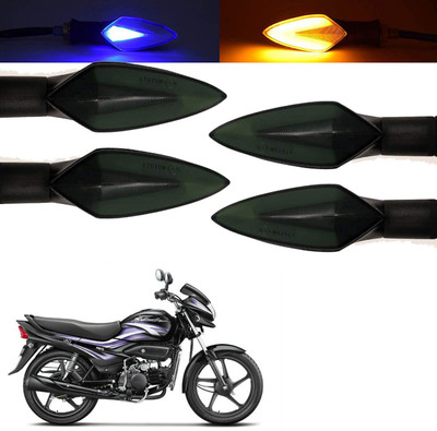 Vagary Front, Rear, Side LED Indicator Light for Hero Super Splendor(Blue, Yellow)
