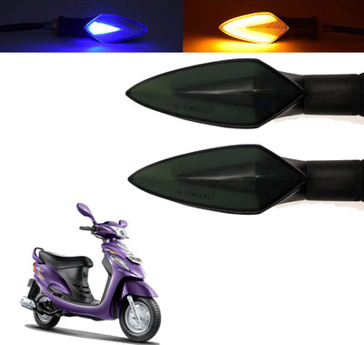 Vagary Front, Rear, Side LED Indicator Light for Mahindra Rodeo RZ(Blue, Yellow)