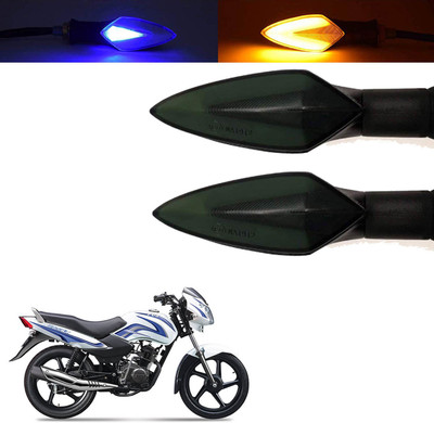 Vagary Front, Rear, Side LED Indicator Light for TVS Universal For Bike(Blue, Yellow)