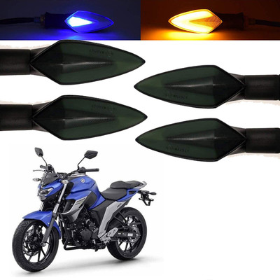 Vagary Front, Rear, Side LED Indicator Light for Yamaha FZ(Blue, Yellow)