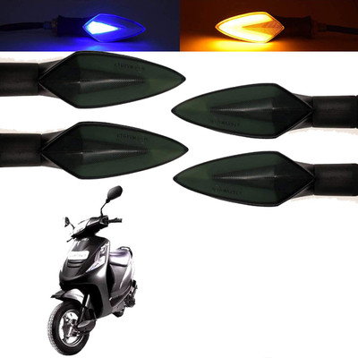 Vagary Front, Rear, Side LED Indicator Light for Mahindra Kine(Blue, Yellow)