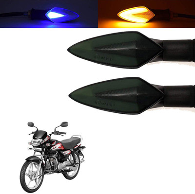 Vagary Front, Rear, Side LED Indicator Light for Hero HF Deluxe(Blue, Yellow)