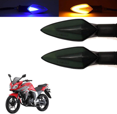 Vagary Front, Rear, Side LED Indicator Light for Yamaha Fazer(Blue, Yellow)