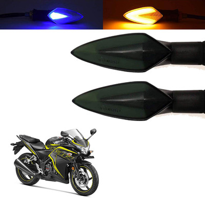 Vagary Front, Rear, Side LED Indicator Light for Honda CBR 250R(Blue, Yellow)