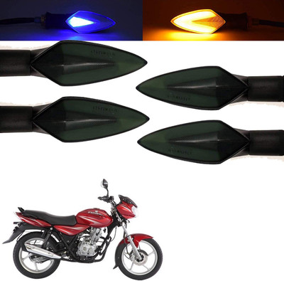 Vagary Front, Rear, Side LED Indicator Light for Bajaj Discover 125 M(Blue, Yellow)