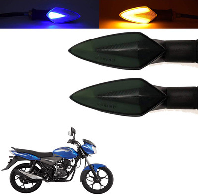 Vagary Front, Rear, Side LED Indicator Light for Bajaj Discover 100 DTS-i(Blue, Yellow)