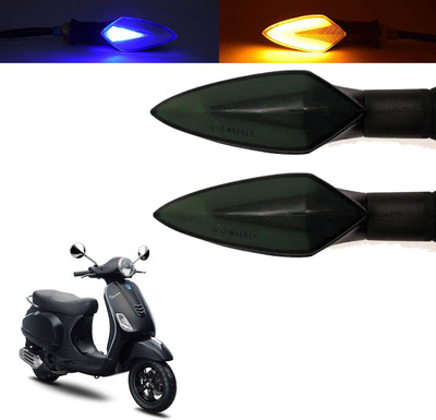 Vagary Front, Rear, Side LED Indicator Light for Piaggio Vespa LX(Blue, Yellow)