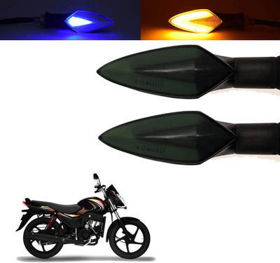 Vagary Front, Rear, Side LED Indicator Light for Mahindra Universal For Bike(Blue, Yellow)