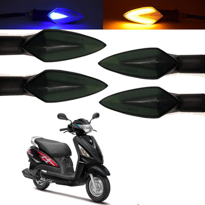 Vagary Front, Rear, Side LED Indicator Light for Suzuki Swish 125(Blue, Yellow)