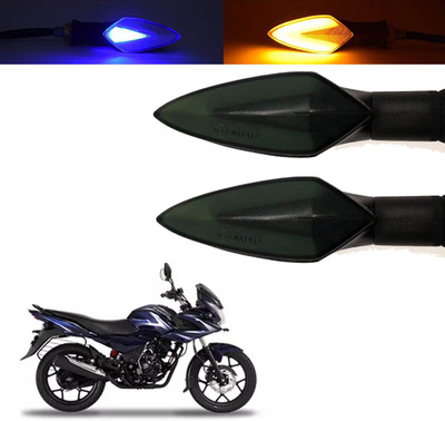 Vagary Front, Rear, Side LED Indicator Light for Bajaj Discover 150(Blue, Yellow)