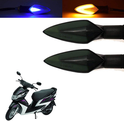 Vagary Front, Rear, Side LED Indicator Light for Yamaha Ray(Blue, Yellow)