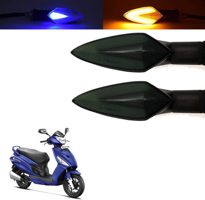Vagary Front, Rear, Side LED Indicator Light for Hero Universal For Bike(Blue, Yellow)