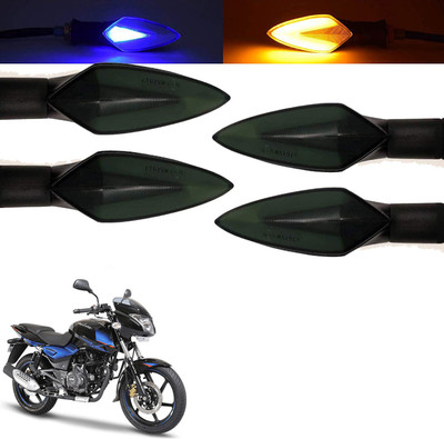 Vagary Front, Rear, Side LED Indicator Light for Bajaj Pulsar 150 DTS-i(Blue, Yellow)