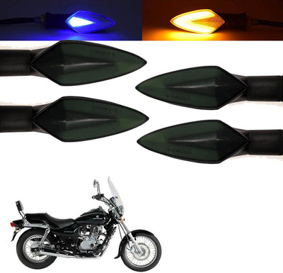 Vagary Front, Rear, Side LED Indicator Light for Bajaj Universal For Bike(Blue, Yellow)