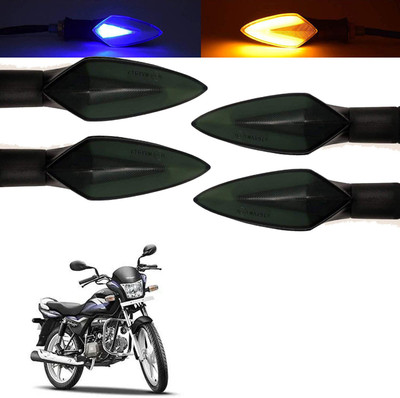 Vagary Front, Rear, Side LED Indicator Light for Hero Splendor Pro(Blue, Yellow)