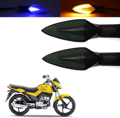 Vagary Front, Rear, Side LED Indicator Light for Mahindra Universal For Bike(Blue, Yellow)