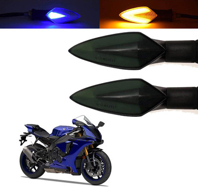 Vagary Front, Rear, Side LED Indicator Light for Yamaha Universal For Bike(Blue, Yellow)
