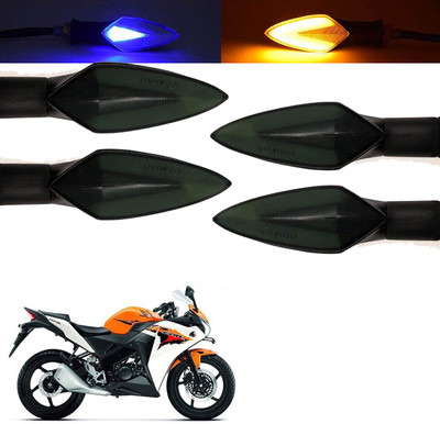 Vagary Front, Rear, Side LED Indicator Light for Honda CBR 150R(Blue, Yellow)