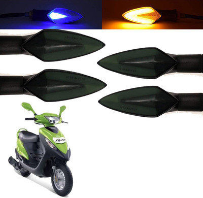 Vagary Front, Rear, Side LED Indicator Light for Mahindra Flyte(Blue, Yellow)