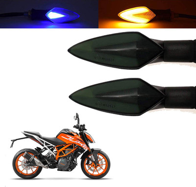 Vagary Front, Rear, Side LED Indicator Light for KTM Duke 390(Blue, Yellow)