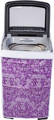 Vintage Pro Top Loading Washing Machine  Cover(Width: 55 cm, Purple)