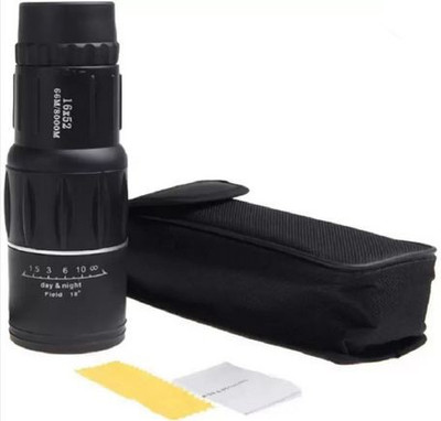 COMET New 16X52 Monocular Powerful Telescope Hiking Lll Night vision Binoculars For Bird-watching HD Optical lens High Magnification Zoom Monocular(10 mm , Black)