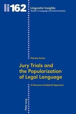 Jury Trials and the Popularization of Legal Language(English, Paperback, Anesa Patrizia)
