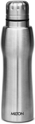 MILTON Verve 800 Thermosteel 24 Hours Hot and Cold Water Bottle, 750 ml, Silver 750 ml Flask(Pack of 1, Silver, Steel)