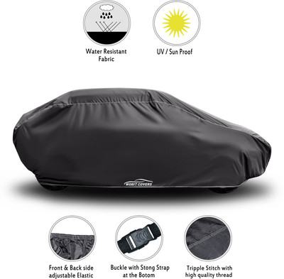 XAFO Car Cover For Mitsubishi Lancer (With Mirror Pockets)(Grey)