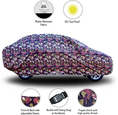 XAFO Car Cover For Renault Fluence (With Mirror Pockets)(Multicolor)