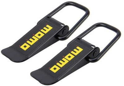 carfrill Car Bumper Security Hook Lock Clips Kit Quick Release Hook Clips Locking Carabiner(Black)