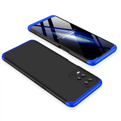FlareHUB Front & Back Case for OPPO A54(Blue, Hard Case, Pack of: 1)