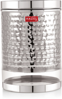 HAZEL Steel Grocery Container  - 3000 ml(Silver)