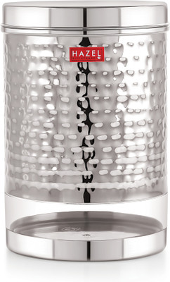 HAZEL Steel Grocery Container  - 1900 ml(Silver)