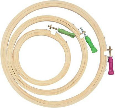 Royal Villa Wooden Embroidery Frame/Hoop Size 8,10,12 Inches In A Pack Embroidery Frame(Pack of 3)