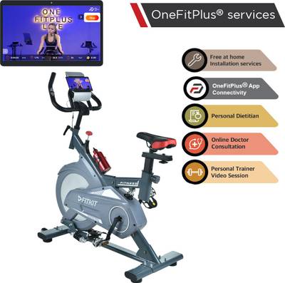 Fitkit FK727 30lbs Flywheel with Free Diet Plan Trainer